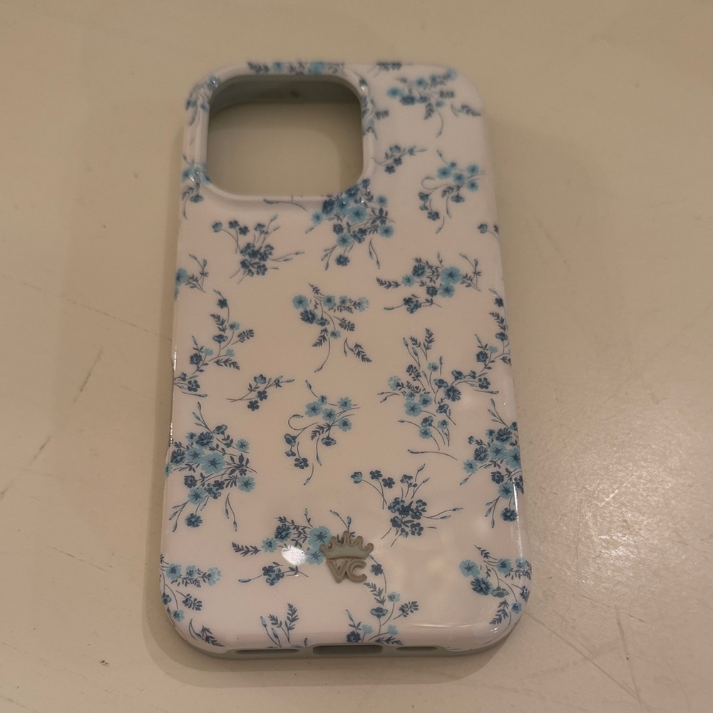 Velvet Caviar Blue Floral Phone Case